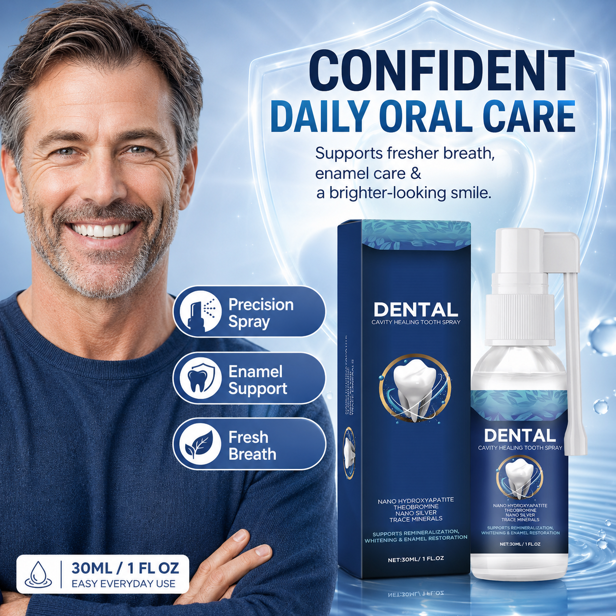 🦷✨ Dental Cavity Healing Tooth Spray – Fresh Breath & Daily Smile Care-QO