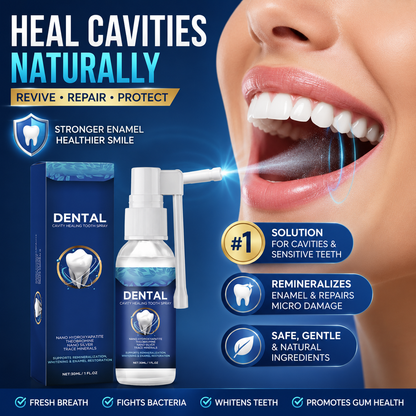 🦷✨ Dental Cavity Healing Tooth Spray – Fresh Breath & Daily Smile Care-QO