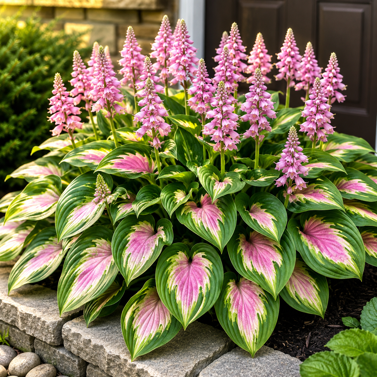 🏠🤗 Discover the Beauty of Colorful Leaf Hosta Seeds – Stunning Foliage, Easy Garden Charm 🌿🍃-QO