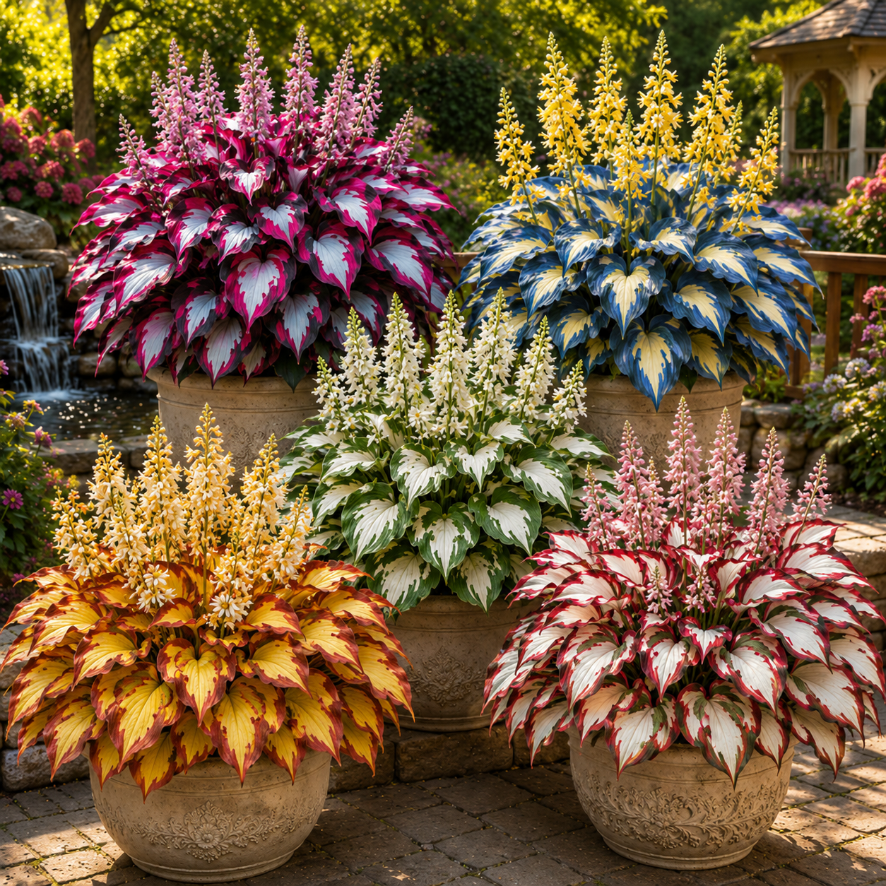 🏠🤗 Discover the Beauty of Colorful Leaf Hosta Seeds – Stunning Foliage, Easy Garden Charm 🌿🍃-QO
