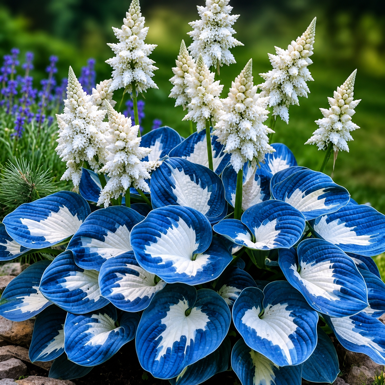 🏠🤗 Discover the Beauty of Colorful Leaf Hosta Seeds – Stunning Foliage, Easy Garden Charm 🌿🍃-QO