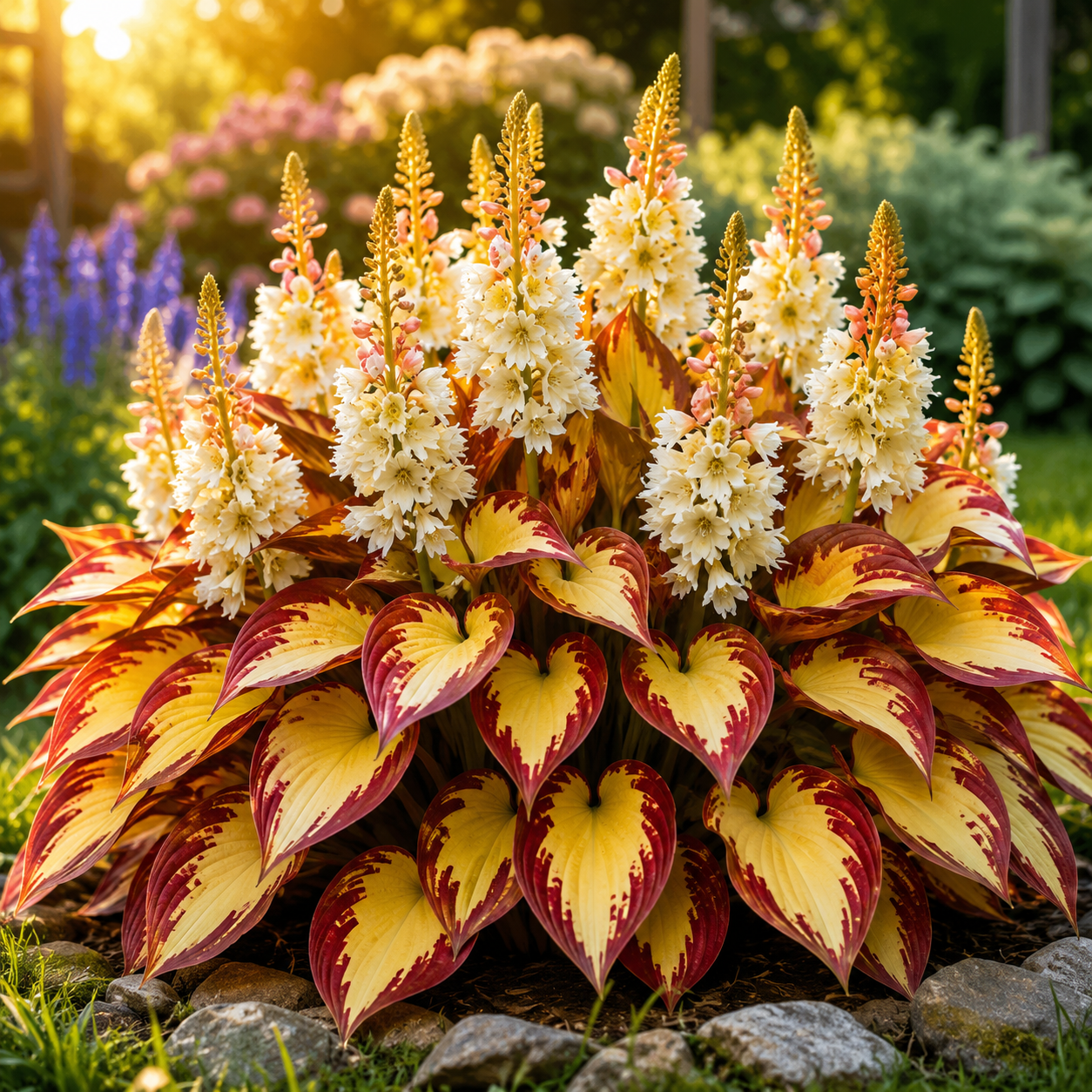 🏠🤗 Discover the Beauty of Colorful Leaf Hosta Seeds – Stunning Foliage, Easy Garden Charm 🌿🍃-QO
