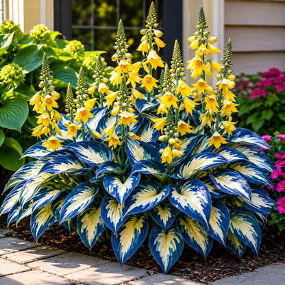 🏠🤗 Discover the Beauty of Colorful Leaf Hosta Seeds – Stunning Foliage, Easy Garden Charm 🌿🍃-QO