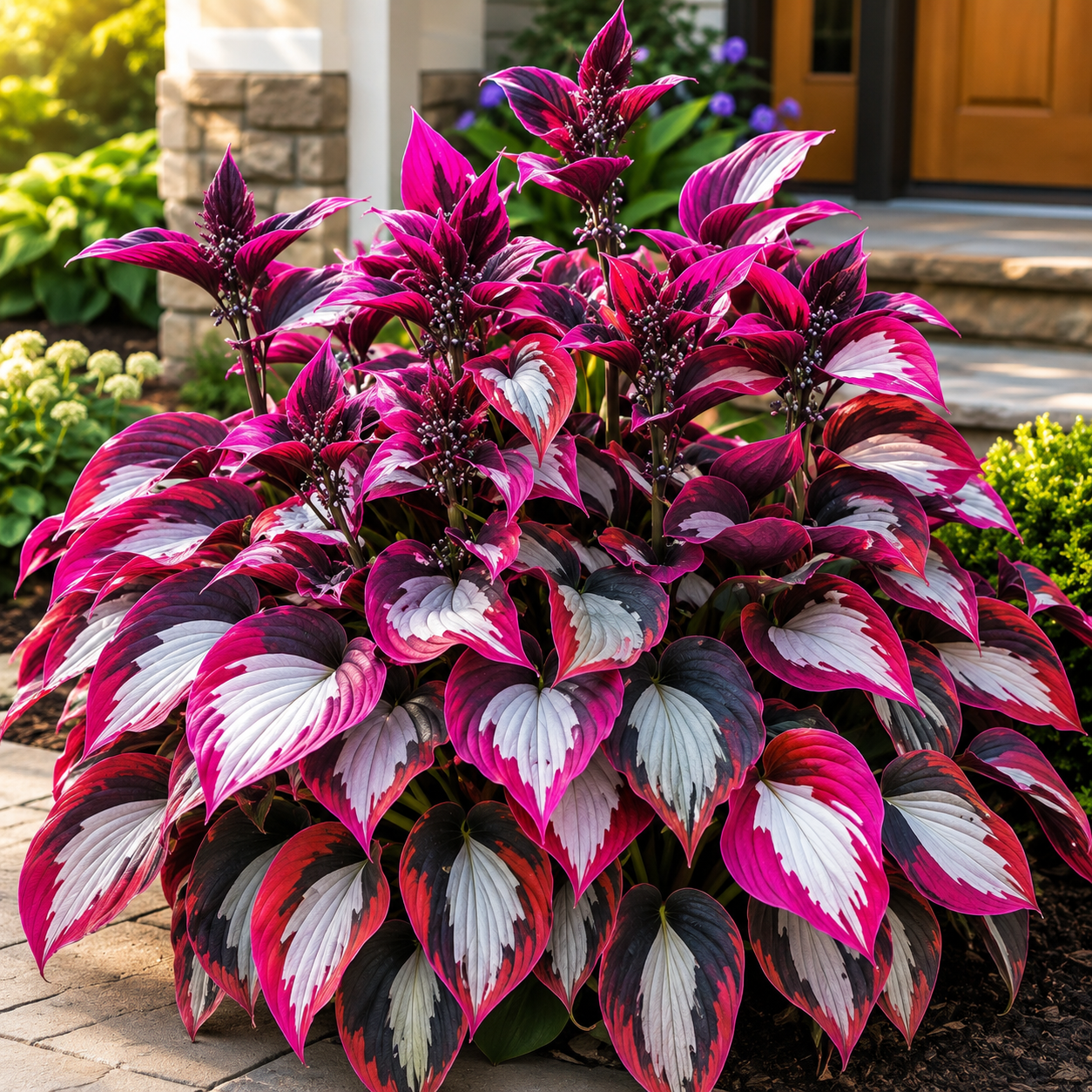 🏠🤗 Discover the Beauty of Colorful Leaf Hosta Seeds – Stunning Foliage, Easy Garden Charm 🌿🍃-QO