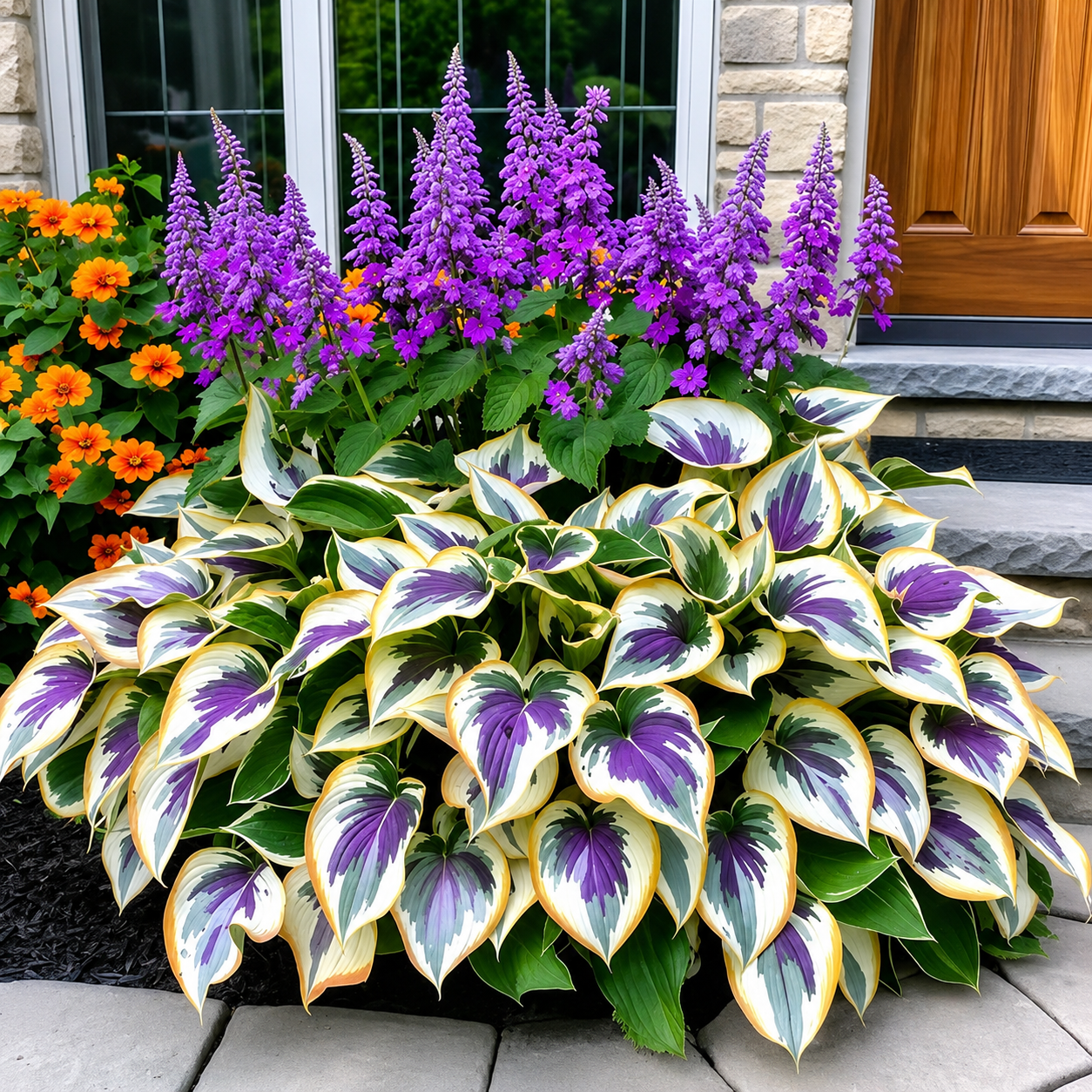 🏠🤗 Discover the Beauty of Colorful Leaf Hosta Seeds – Stunning Foliage, Easy Garden Charm 🌿🍃-QO