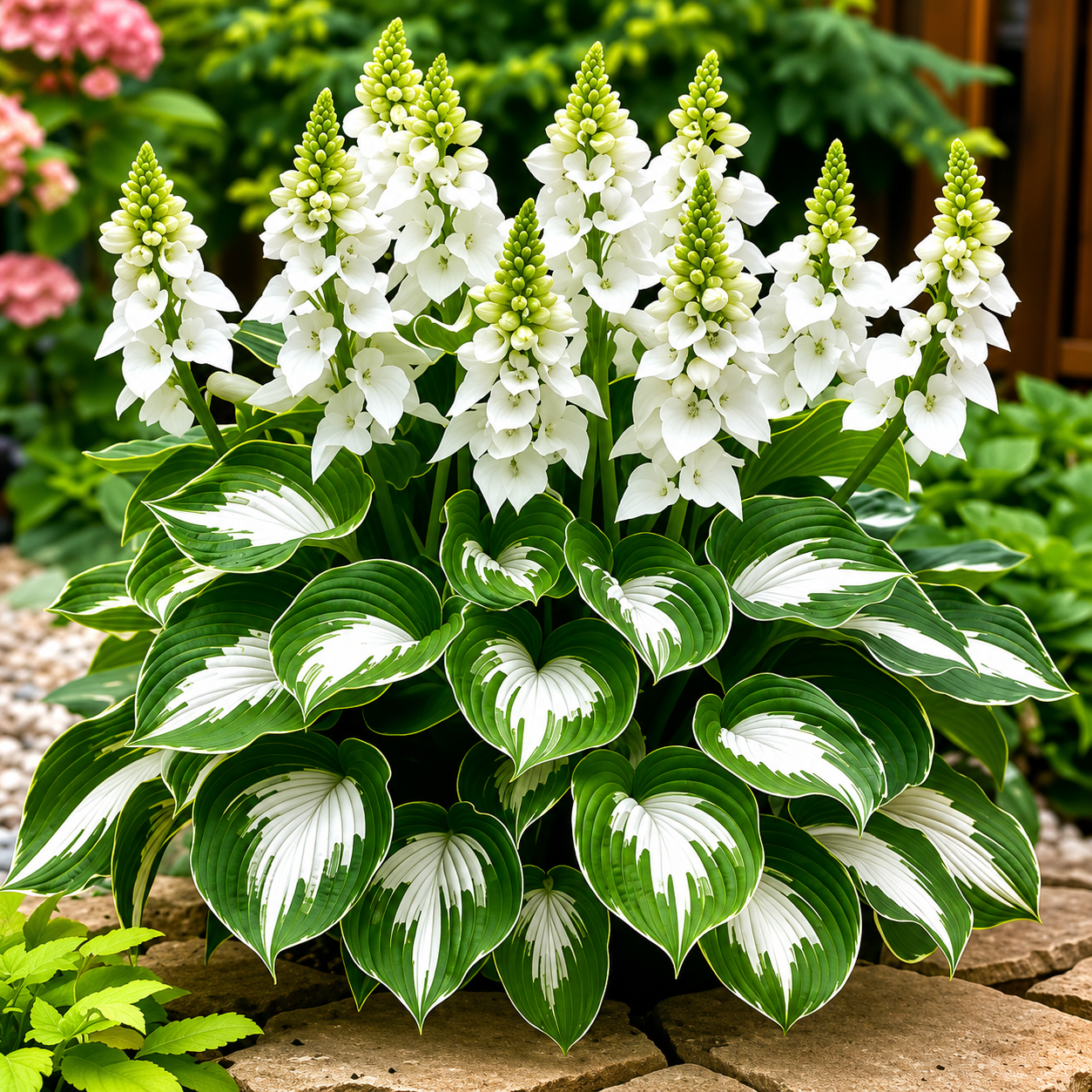 🏠🤗 Discover the Beauty of Colorful Leaf Hosta Seeds – Stunning Foliage, Easy Garden Charm 🌿🍃-QO