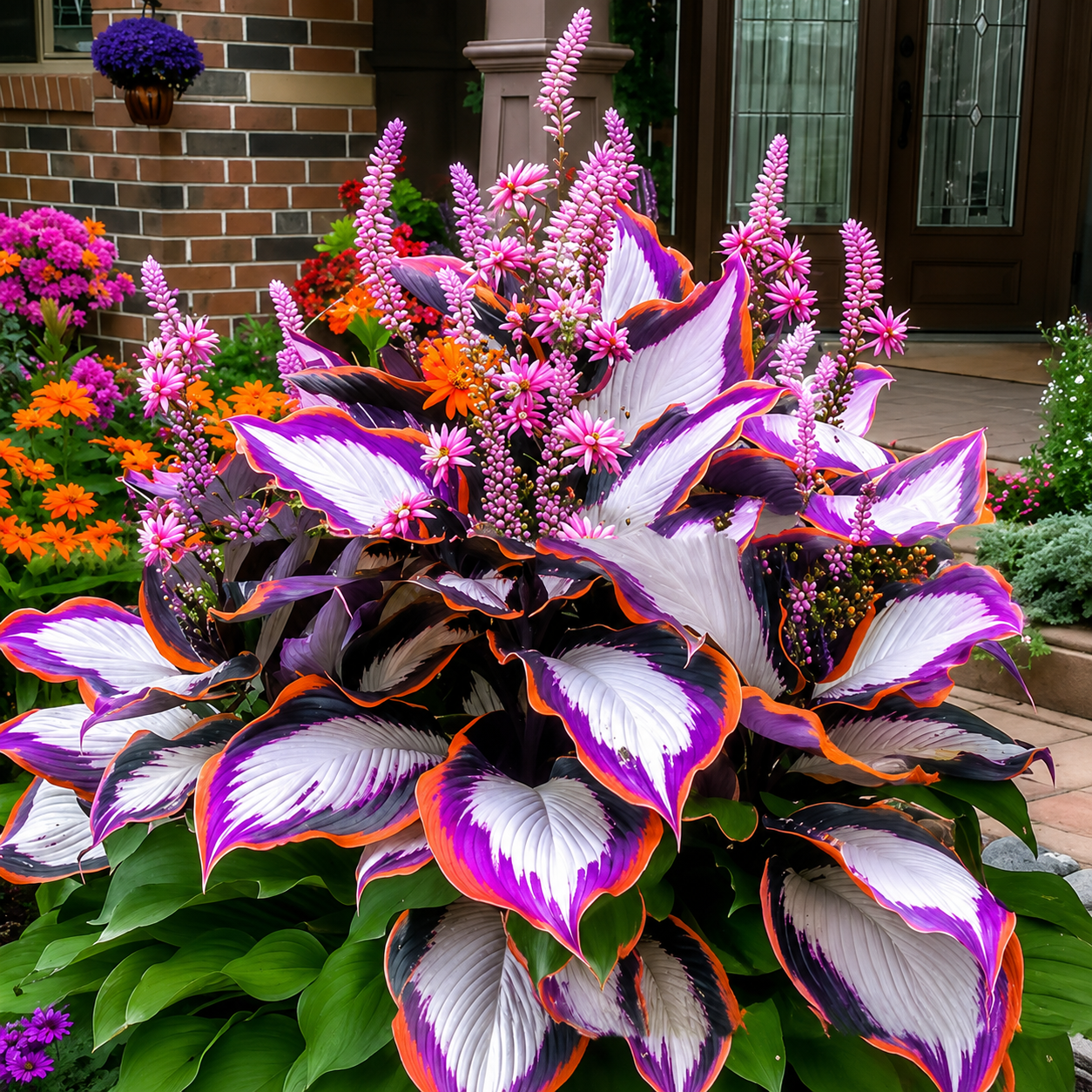 🏠🤗 Discover the Beauty of Colorful Leaf Hosta Seeds – Stunning Foliage, Easy Garden Charm 🌿🍃-QO