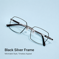 Black Silver Frame