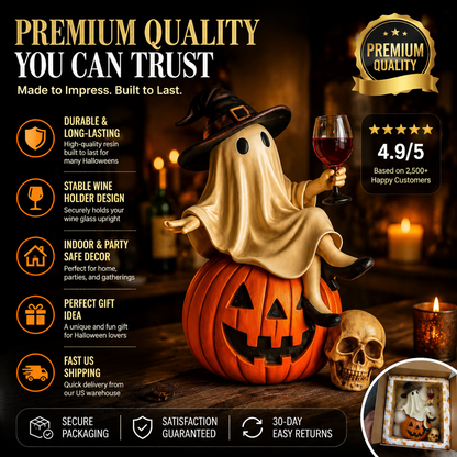 🔥Exclusive Limited Item 👍🔥50%OFF👻 Meet Your New Halloween Wine Butler  Bring spooky charm and a playful touch to every wine night.-QO