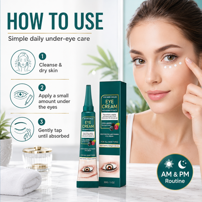 🚨 LIMITED TIME OFFER 🚨 🔥 49% OFF 👁️ Eye Cream for a Brighter, Youthful & Refreshed Look ✨💚-QO
