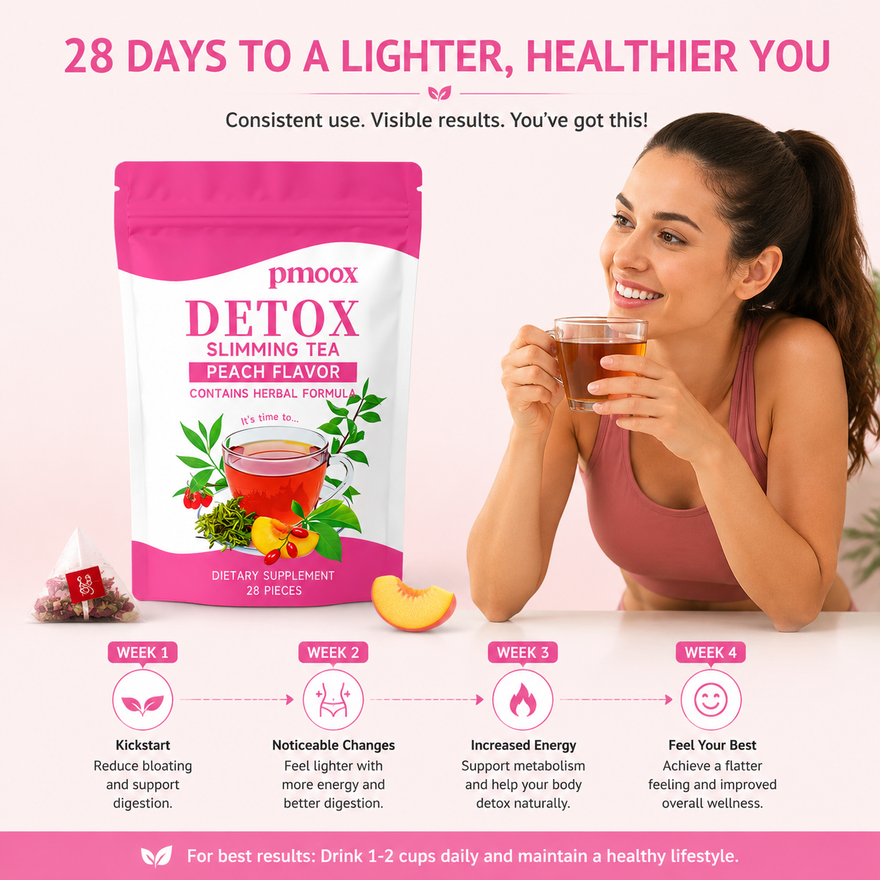 Functional herbal tea designed to support hormonal balance-QO