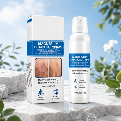 🔥 Magnesium 🌿 Botanical Spray ✨ – Soothing Skin Care 💧 for Dry & Sensitive Skin-QR
