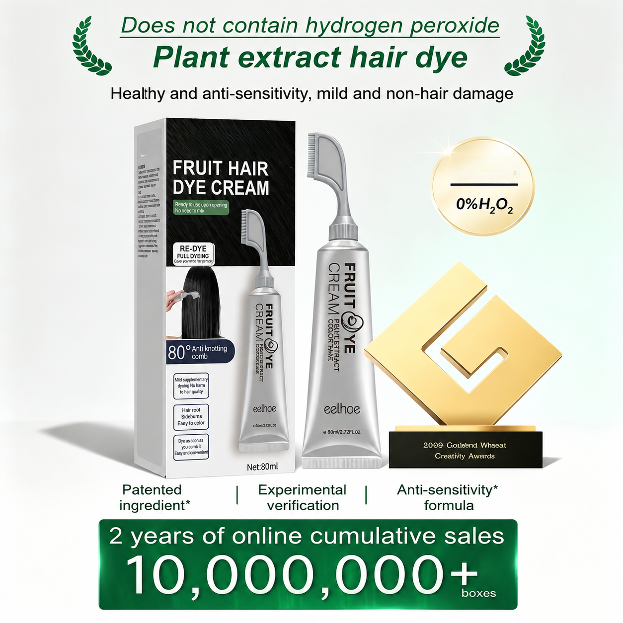 🔥Fruit Essence Hair Dyeing Comb - QO