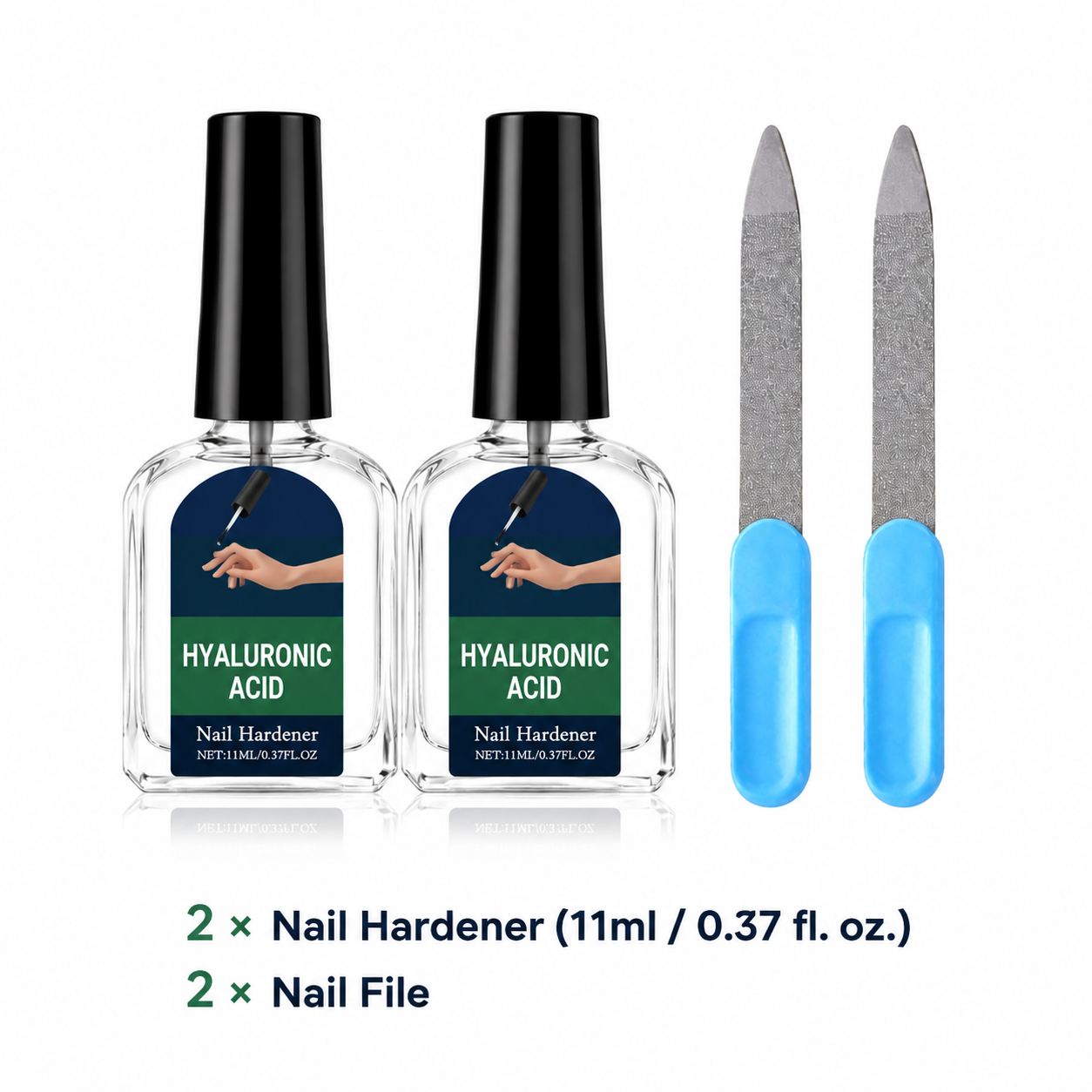 Hyaluronic Acid Nail Hardener – Triple Action Antifungal Solution-QE