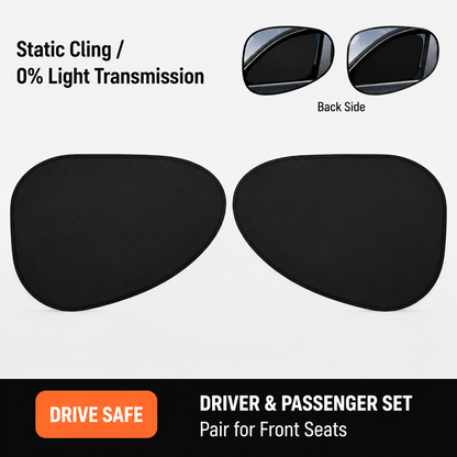 🚗 Electrostatic Car Sunshade – 0% Light Transmission, No Glue, No Residue-QE