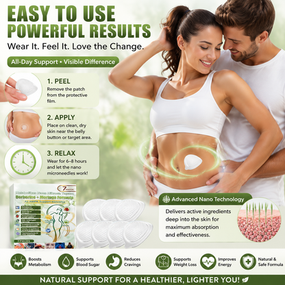 Moringa · Berberine × NAD+ 10-in-1 Advanced Nano Microneedle Patch -QO