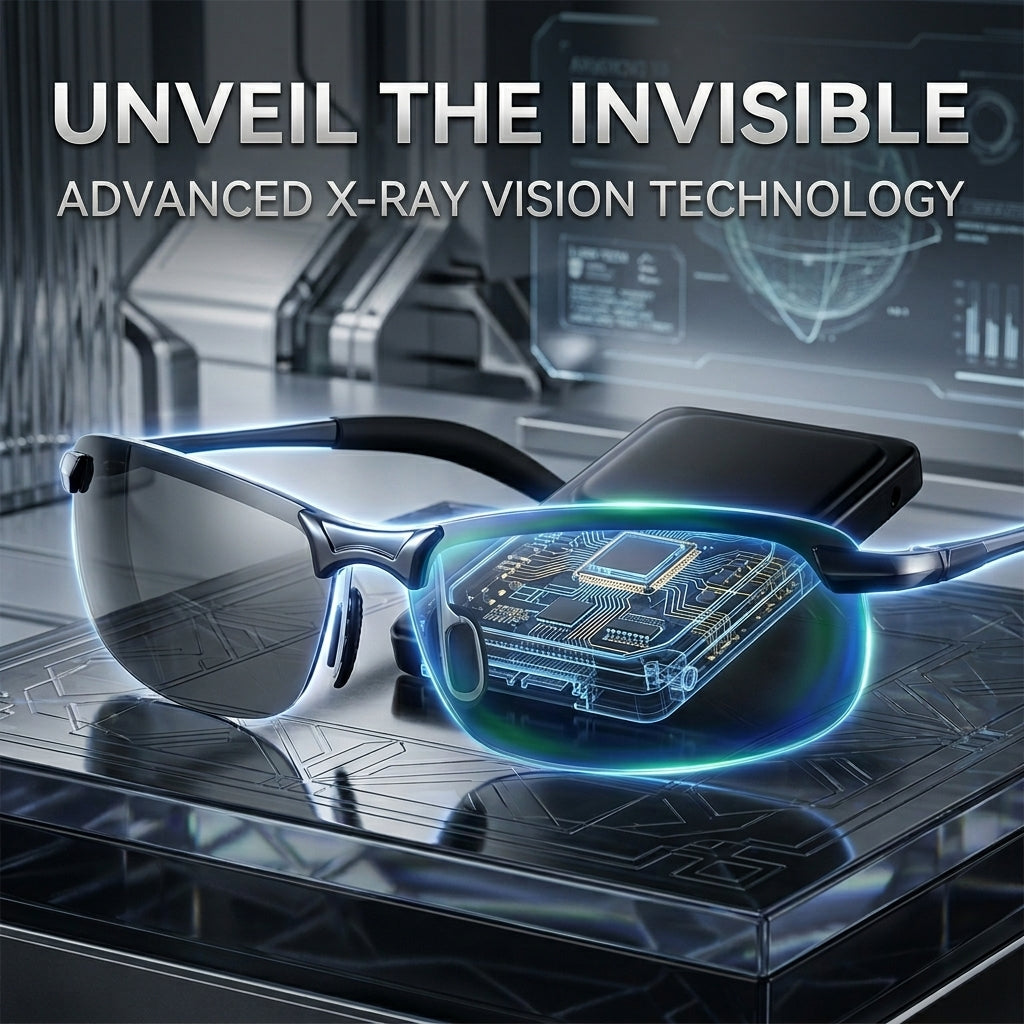 🕶️Smart Vision Glasses – Anti-Glare UV Protection with Infrared Night Vision & Impact-Resistant Lenses-QE