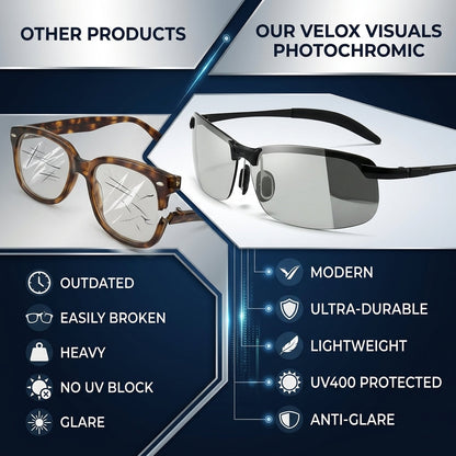 🕶️Smart Vision Glasses – Anti-Glare UV Protection with Infrared Night Vision & Impact-Resistant Lenses-QE