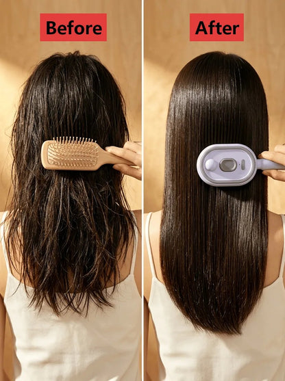 🌸💆‍♀️ Electric Spray Air Cushion Massage Comb | 💧 Nano-Mist (Essential Oil Compatible) -DW