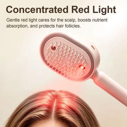 🌸💆‍♀️ Electric Spray Air Cushion Massage Comb | 💧 Nano-Mist (Essential Oil Compatible) -DW