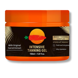 Intensive Tanning Gel –Fast Tan Accelerator for Outdoor Use | Moisturizing, Smooth Finish, Water-Resistant Body Care Radiant Moisturizer-FX