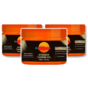 Intensive Tanning Gel –Fast Tan Accelerator for Outdoor Use | Moisturizing, Smooth Finish, Water-Resistant Body Care Radiant Moisturizer-FX