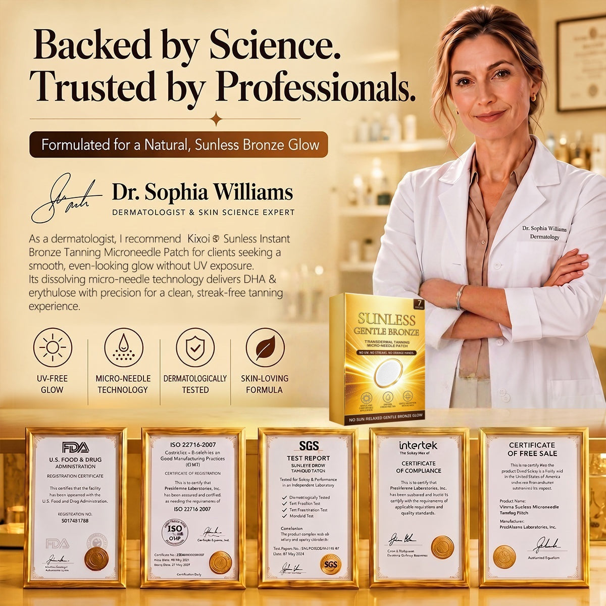 ☀️ 𝐒𝐮𝐧𝐥𝐞𝐬𝐬 𝐈𝐧𝐬𝐭𝐚𝐧𝐭 𝐁𝐫𝐨𝐧𝐳𝐞 𝐓𝐚𝐧𝐧𝐢𝐧𝐠 𝐌𝐢𝐜𝐫𝐨𝐧𝐞𝐞𝐝𝐥𝐞 𝐏𝐚𝐭𝐜𝐡 🇺🇸) 𝐕𝐢𝐬𝐢𝐛𝐥𝐞 𝐁𝐫𝐨𝐧𝐳𝐞 𝐆𝐥𝐨𝐰 𝐢𝐧 𝟕 𝐃𝐚𝐲𝐬-Q1
