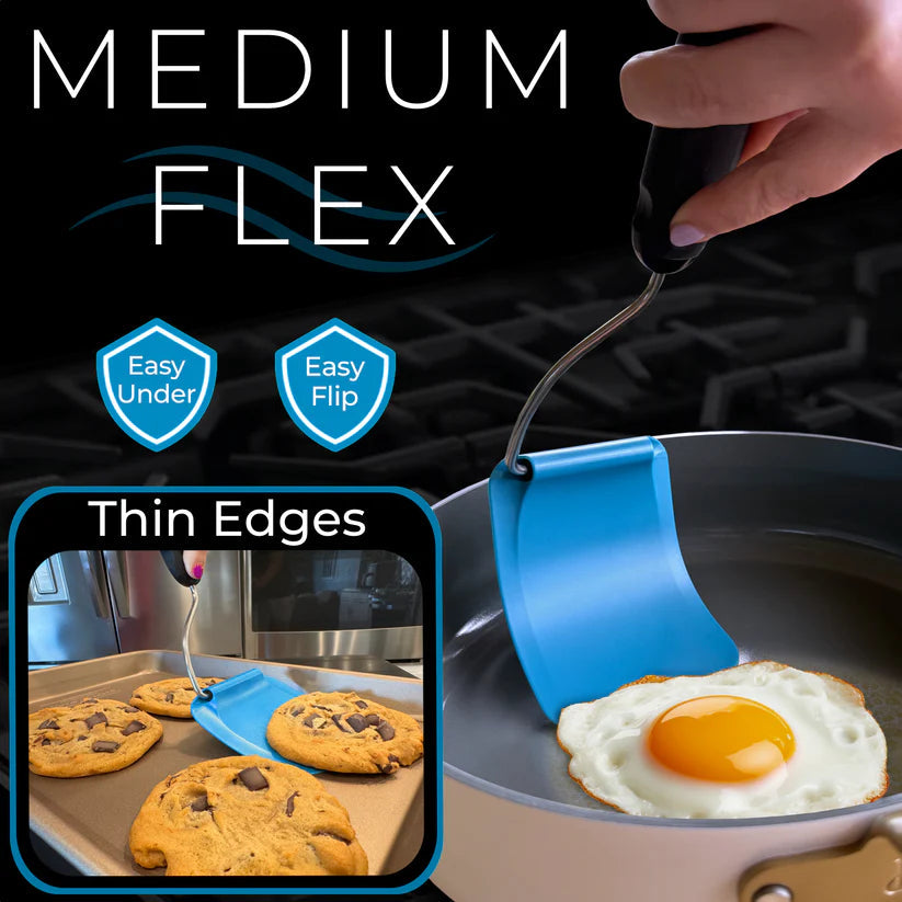 🍳Angle-Adjustable Spatula Spoon – Easy Flip & Serve Cooking Tool - DW