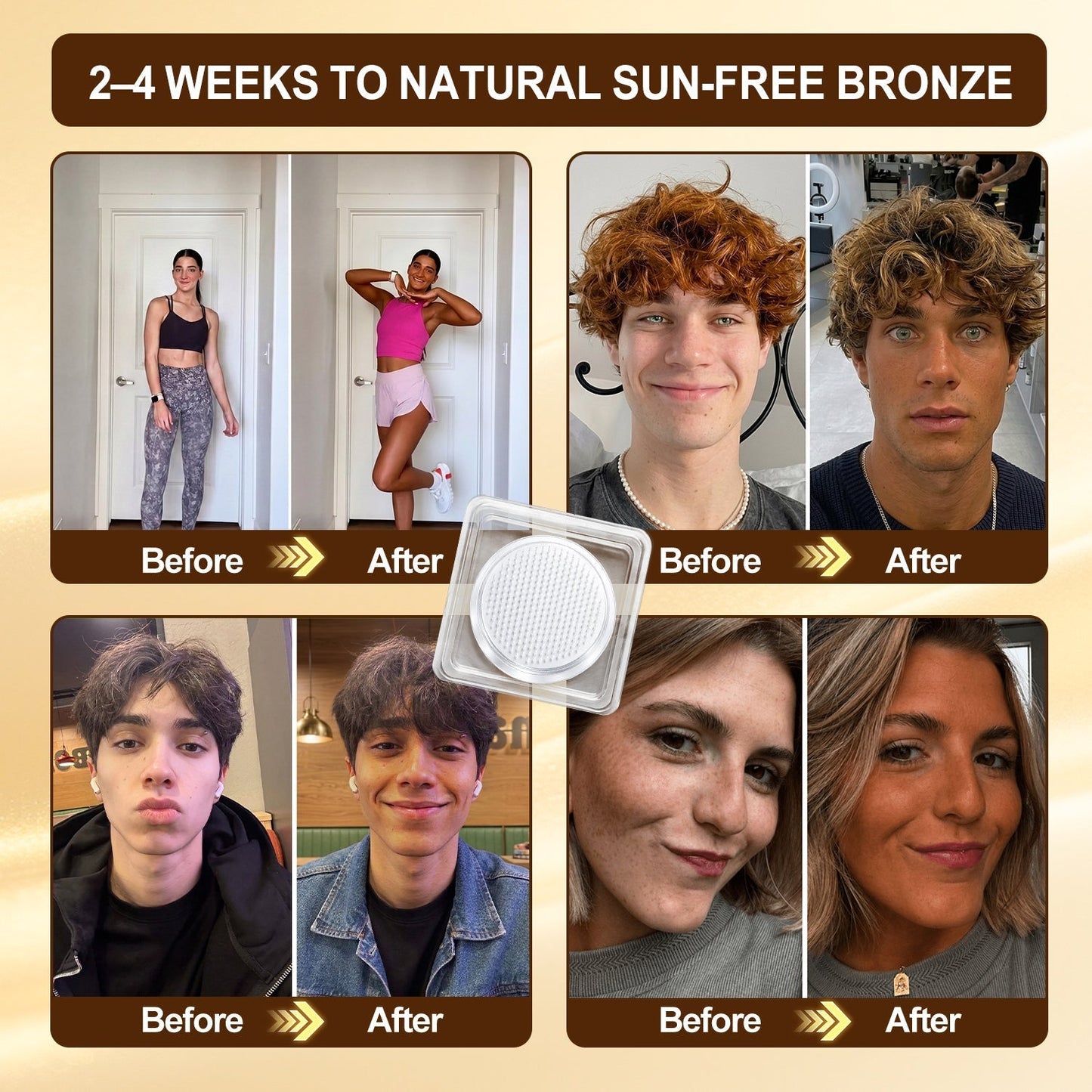 ☀️𝐒𝐮𝐧𝐥𝐞𝐬𝐬 𝐈𝐧𝐬𝐭𝐚𝐧𝐭 𝐁𝐫𝐨𝐧𝐳𝐞 𝐓𝐚𝐧𝐧𝐢𝐧𝐠 𝐌𝐢𝐜𝐫𝐨𝐧𝐞𝐞𝐝𝐥𝐞 𝐏𝐚𝐭𝐜𝐡 us 𝐕𝐢𝐬𝐢𝐛𝐥𝐞 𝐁𝐫𝐨𝐧𝐳𝐞 𝐆𝐥𝐨𝐰 𝐢𝐧 𝟕 𝐃𝐚𝐲𝐬-FX