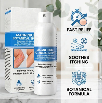 🔥Magnesium Botanical Spray – Advanced Skin Recovery for Psoriasis & Eczema | Rapid Soothing-FX