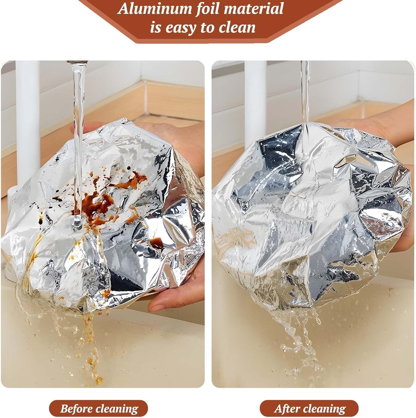 🍲🔥 Home dining table & food container aluminum foil heat-retaining cover-QO