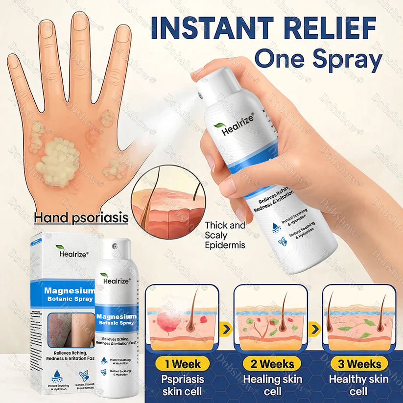 🔥 Magnesium 🌿 Botanical Spray ✨ – Soothing Skin Care 💧 for Dry & Sensitive Skin-QR