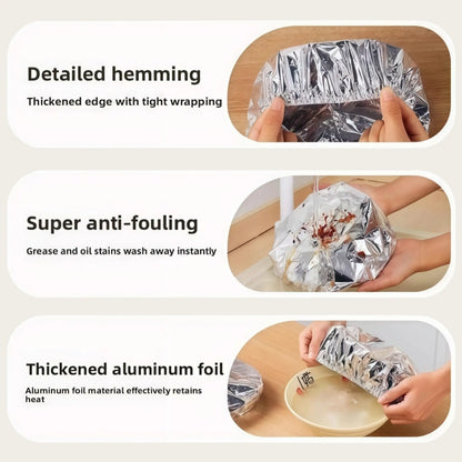 🔥49% OFF🔥-🏠🍲Home dining table & food container aluminum foil heat-retaining cover-QE