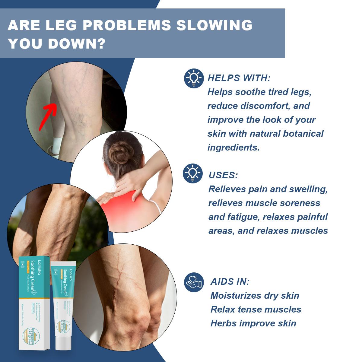 🌿 Laniska Soothing Cream – Natural Leg Relief for Tired, Swollen, and Aching Legs-QE
