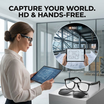 🌎👓All-weather on-body AI assistant, real-time multilingual simultaneous translation, seamless cross-border communication-FX