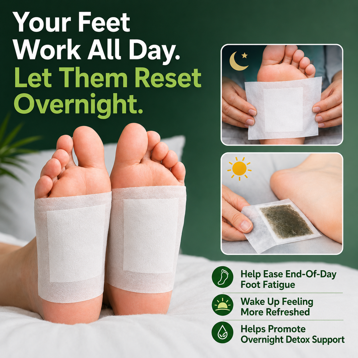 Mugwort Soothing Foot Patches -QO