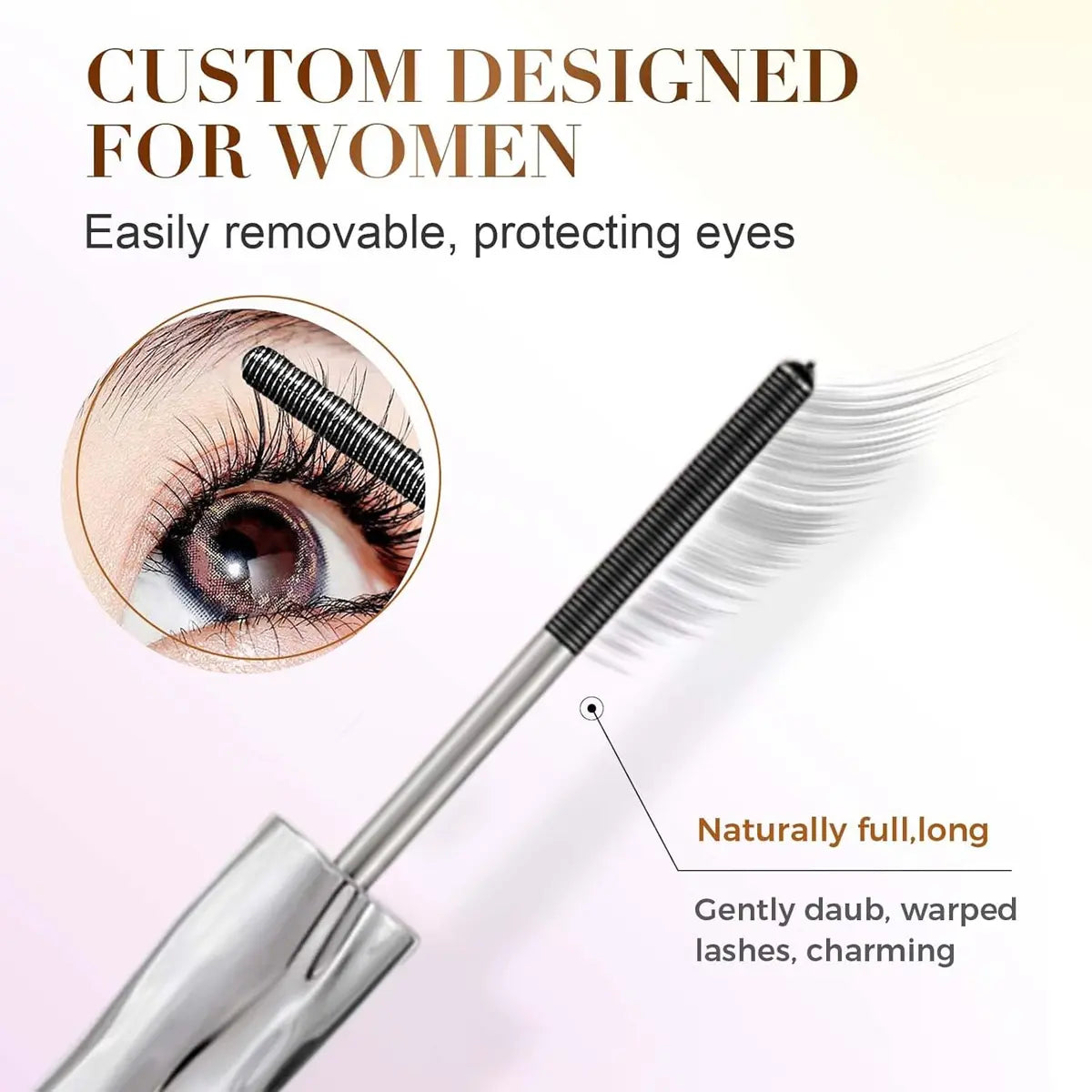 Lengthening And Curling Long-lasting Mascara, Waterproof & Sweatproof -QO