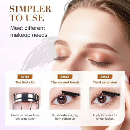 Lengthening And Curling Long-lasting Mascara, Waterproof & Sweatproof -QO
