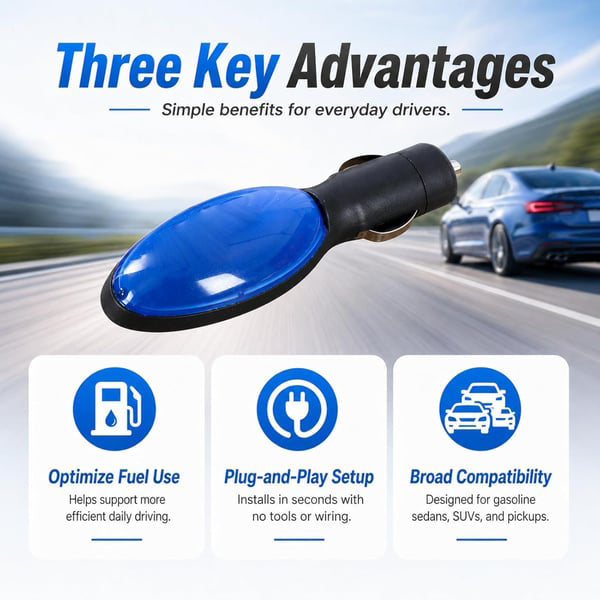 🚗 2026 New Upgrade Fuel Sync Device – Plug-In Car Fuel Saver for Smoother Driving & Better Mileage Support -DW