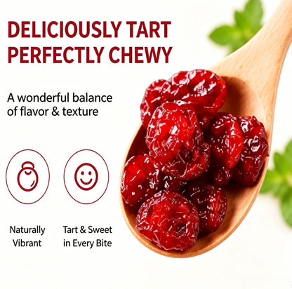 🍒 Sweet, Chewy & Naturally Satisfying – Premium Dried Cranberries 🌿-QO