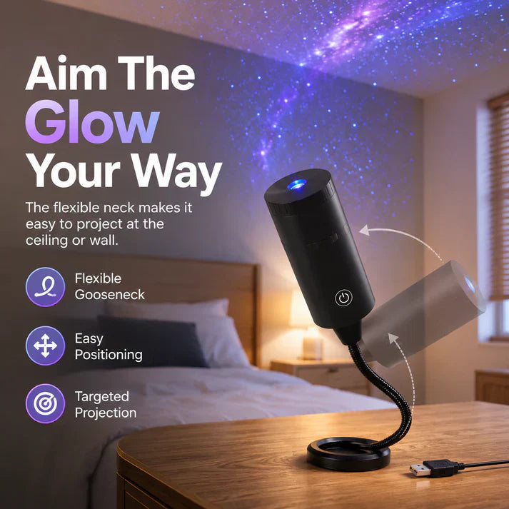 ⏰Last day Promotion 🔥-Night Light Projector - Smart Holographic Star Projector-QO