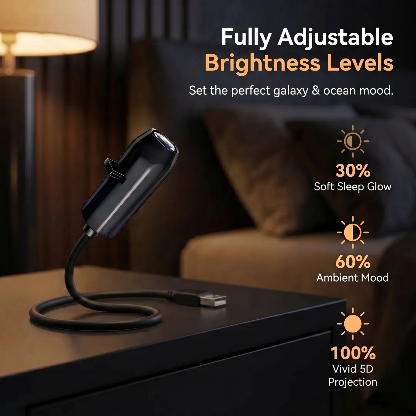 ⏰Last day Promotion 🔥-Night Light Projector - Smart Holographic Star Projector-QO