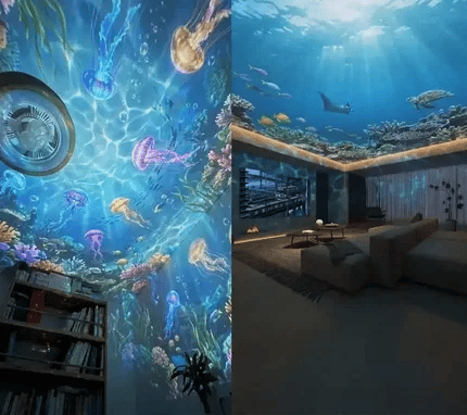 ⏰Last day Promotion 🔥-Night Light Projector - Smart Holographic Star Projector-QO