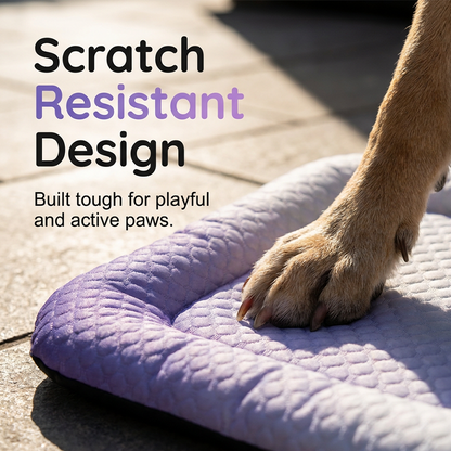 Pet Cooling Pad Mat for Dogs and Cats - Ice Silk Summer Cool Bed Blanket in Gradient Colours-QO