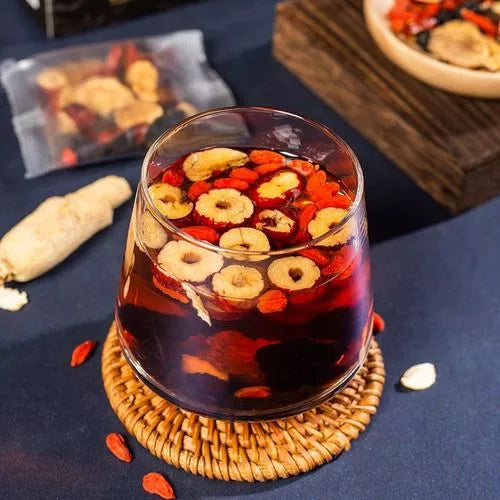 🔥 Ginseng Mulberry Wolfberry Tea – Daily Stamina, Masculine Vitality & Inner Energy Support-DW