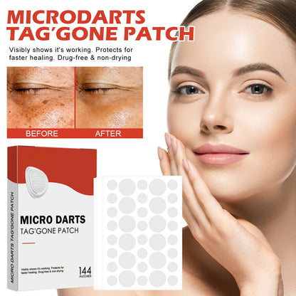 🚨 49% OFF TODAY ONLY MICRODARTS™ TAG'GONE PATCH ✨ 2-in-1 Microdart + Hydrocolloid Technology  ✨ Invisible Wear， Overnight Care，Face & Body-QO