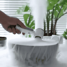 🌪️🔇 TurboJet High-Speed Silent Handheld Fan | Brushless Motor 5-Speed Turbo Airflow Ultra-Quiet <36dB USB-C Rechargeable Foldable Personal Fan-DW
