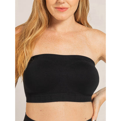 ✨ Convertible Strapless Bandeau Bra with Wireless Comfort, Anti-Slip Grip 👍Suitable for All Body Types-Q1