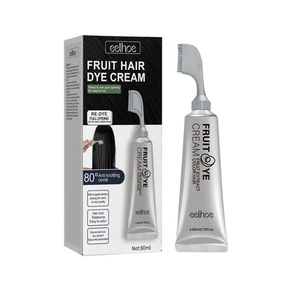 🌿 New Botanical Essence Hair Dye Comb-Chemical‑Free, Safe, and Effective-Q1