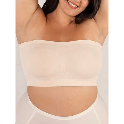 ✨ Convertible Strapless Bandeau Bra with Wireless Comfort, Anti-Slip Grip 👍Suitable for All Body Types-Q1